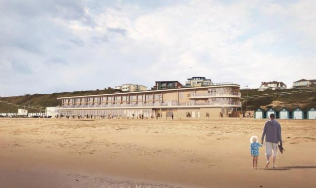 Bournemouth Echo: CGI of Bistro on the Beach